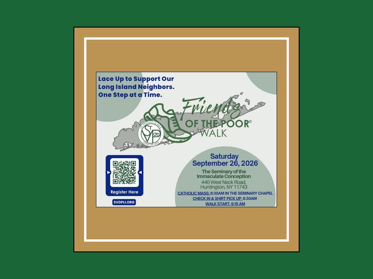 SVDPLI Friends Of The Poor Walk - Saturday, September 26th